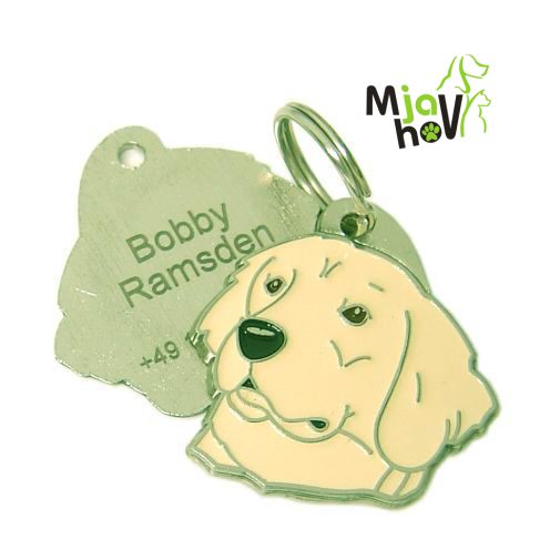 ID-brikker-golden-retriever-gravert.jpg personlige ID-brikker MjavHov - graverte, online